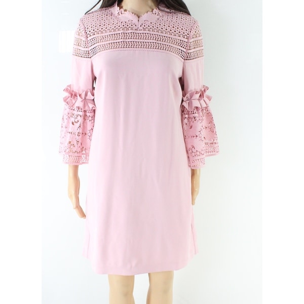 ted baker pink ruffle dress