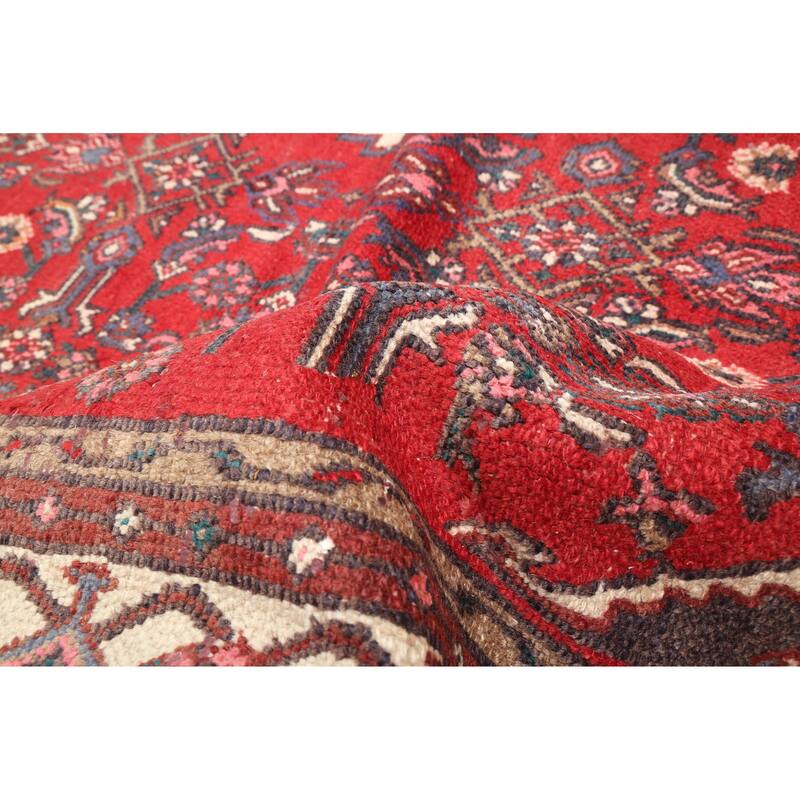 ECARPETGALLERY Hand-knotted Antalya Vintage Red Wool Rug - 6'9 x 9'4