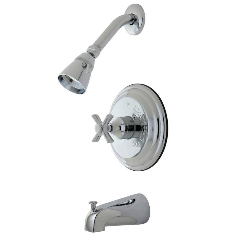 Kingston Brass Millennium Tub and Shower Faucet - Polished Chrome
