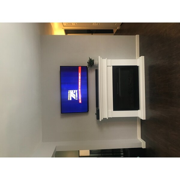 Top Product Reviews For Beau Electric Fireplace In White 58 5l X 11 375w X 42 125h 58 5l X 11 375w X 42 125h 23058281 Overstock