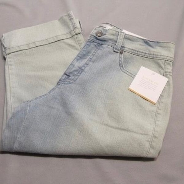 croft and barrow denim capris