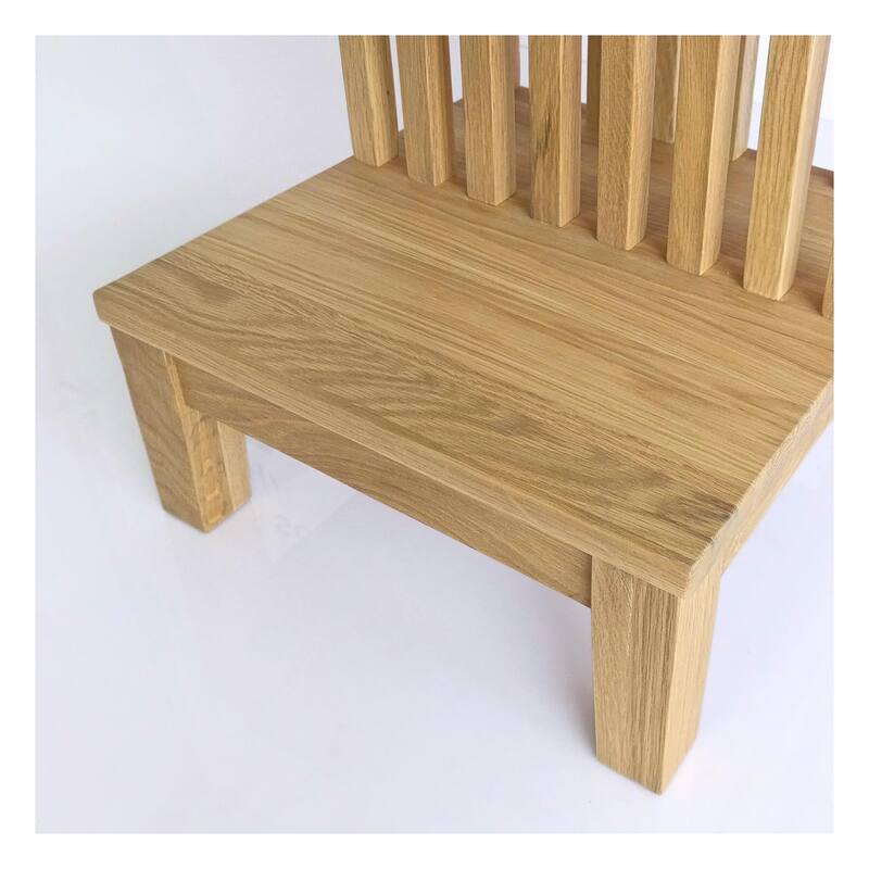 Scandinavian Solid Oak Wood Nightstand Bedside Table