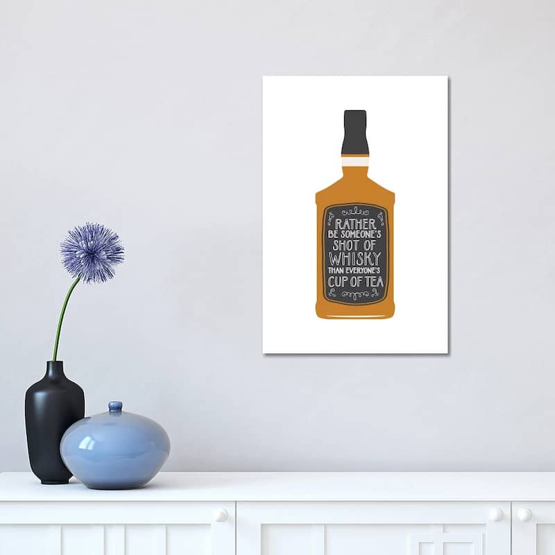 iCanvas "Whisky Shot" by The Native State Canvas Print - 18x12x1.5