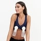 preview thumbnail 3 of 3, 2 Pack Larken X Pumping and Nursing Bra, Marine and Black