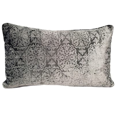 Artemis Taupe Velvet Throw Pillow