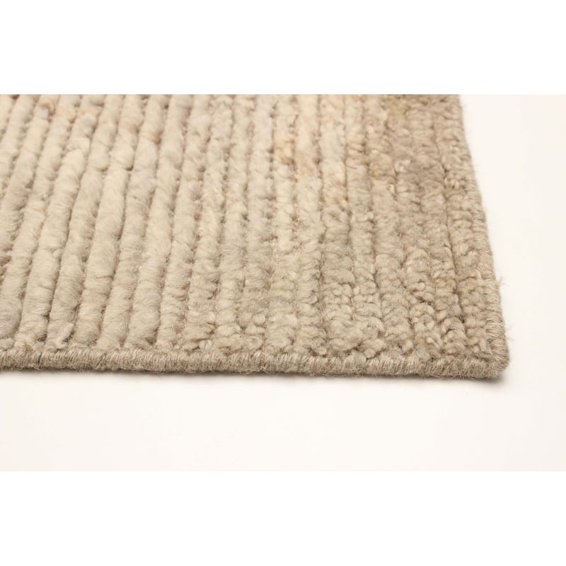ECARPETGALLERY Hand-knotted Tangier Khaki Wool Rug - 5'1 x 7'10
