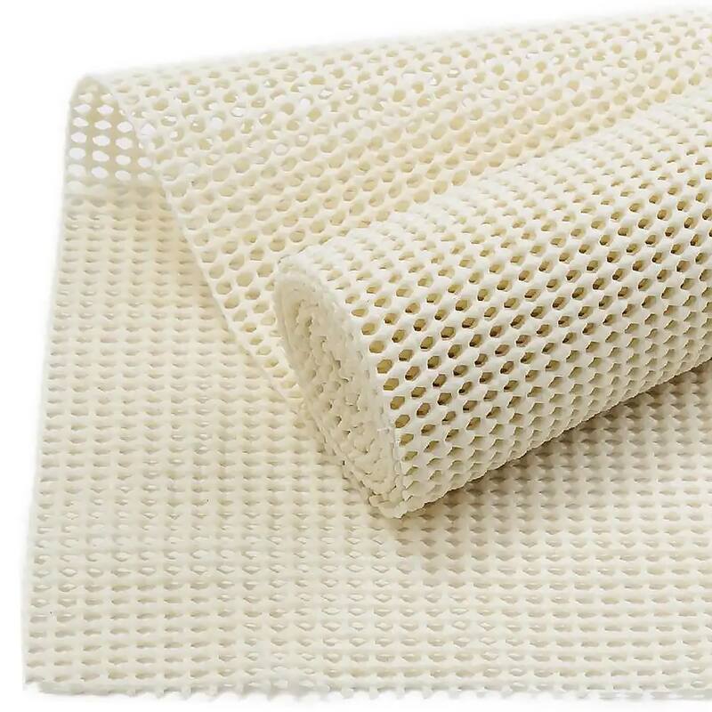 Beige Breathable Shelf Drawer Cabinet Non-Adhesive Liner Protector - 12" x 60"