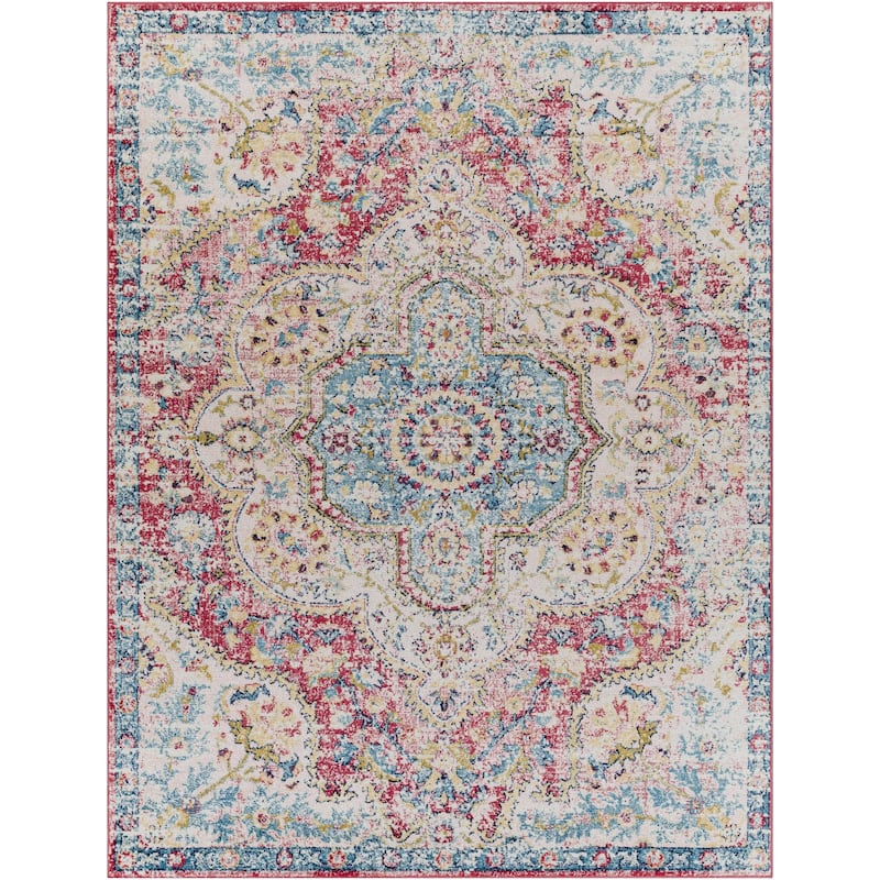 Livabliss Elaziz Updated Traditional Medallion Area Rug