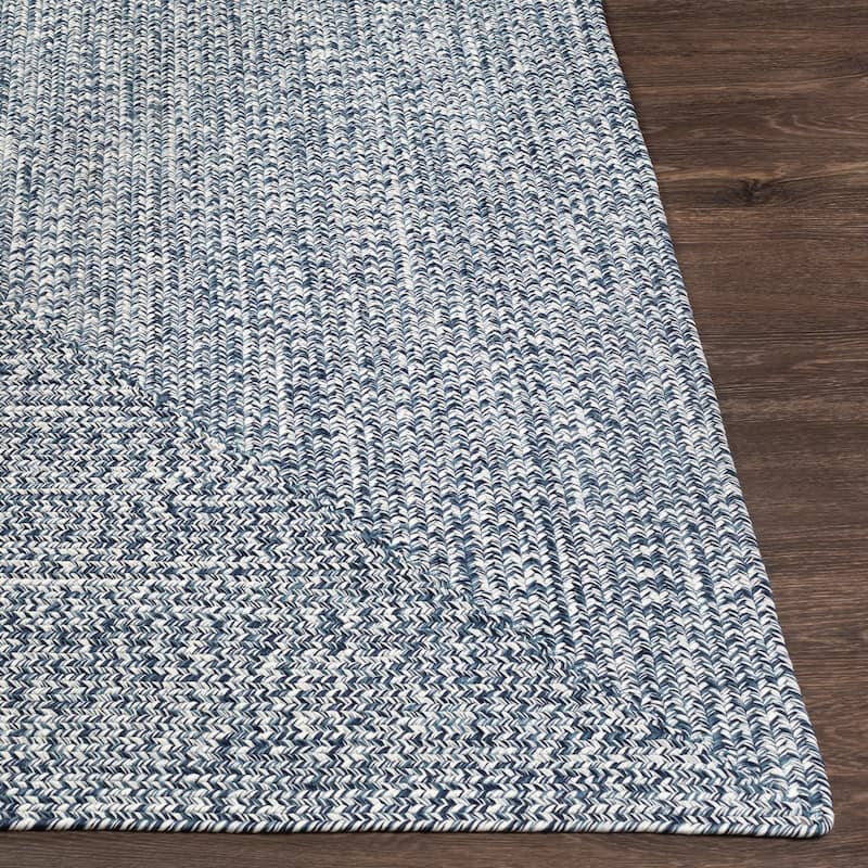 Livabliss Sharrah Indoor/ Outdoor Solid Braided Area Rug