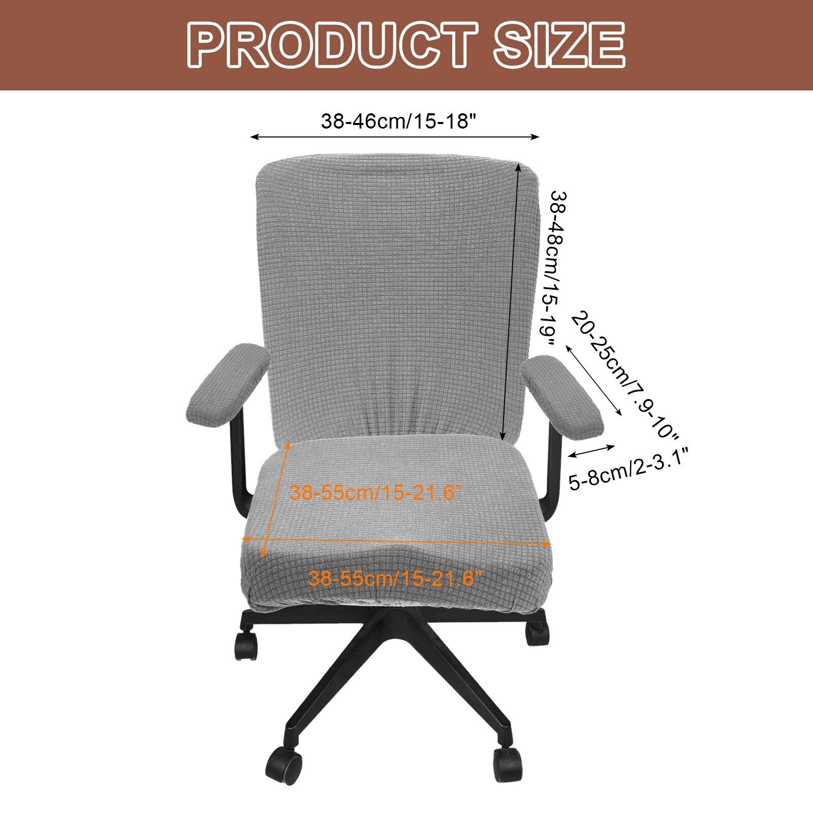 Office Chair Covers, Stretchable Computer Chair Slipcover