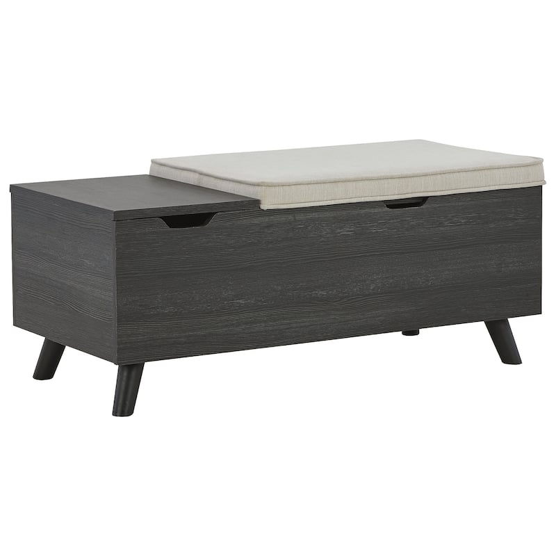 Ashley Furniture Yarlow Gray Storage Bench - 39"W x 19"D x 17"H