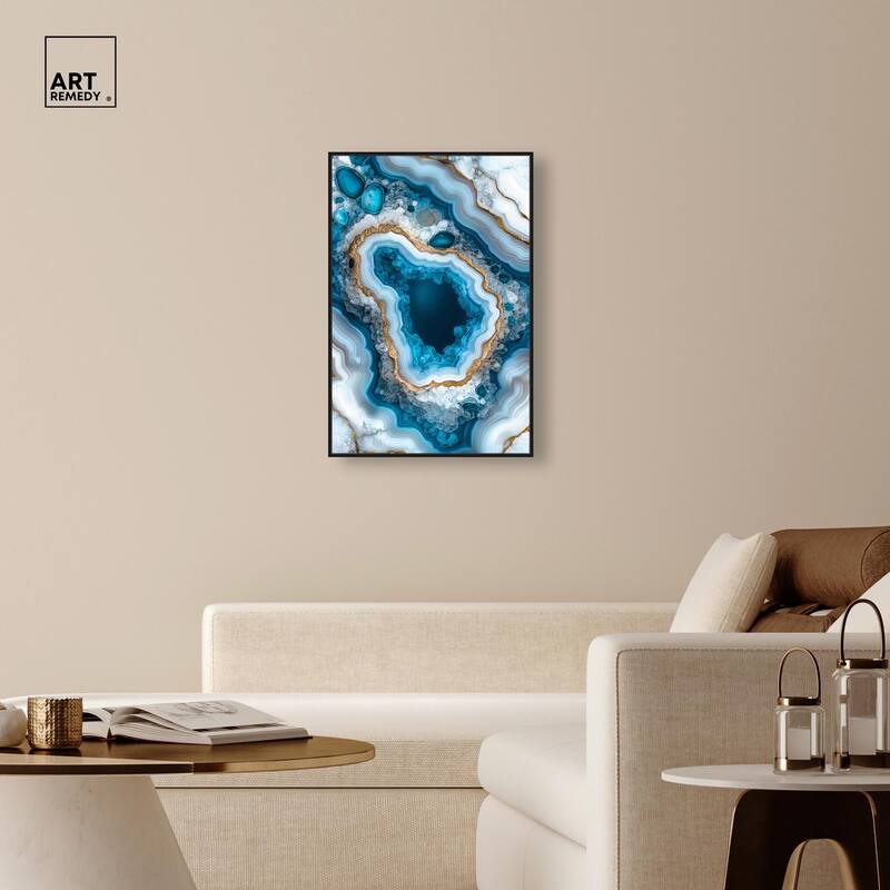 Gilded Geode Eye I Canvas by Art Remedy