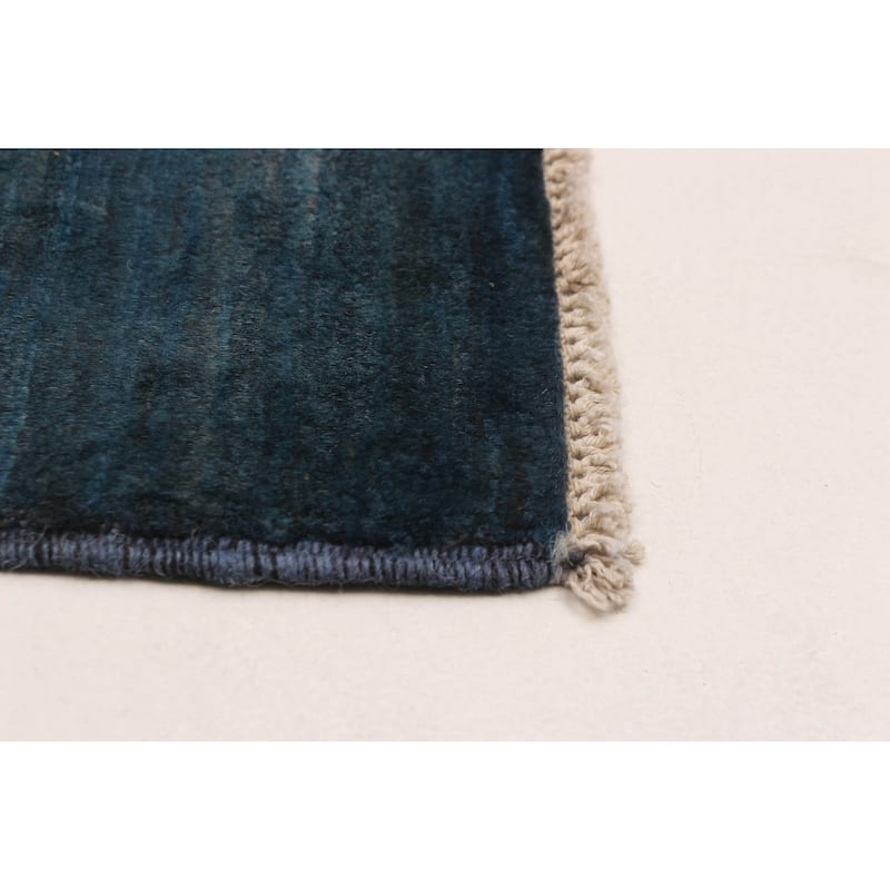 Pak Finest Gabbeh Blue Rug 3'10" x 5'11" - 3'10 x 5'11