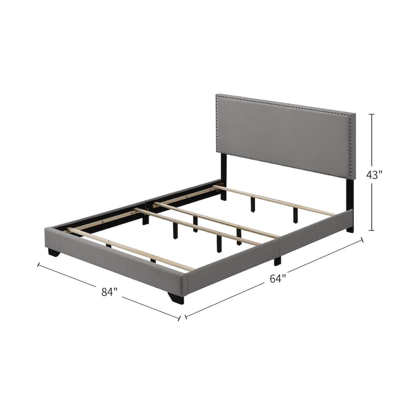 Fabric Upholstered Queen Bed