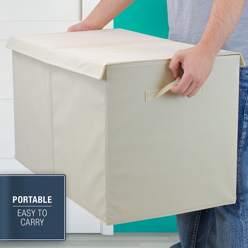 Storage Fabric Toy Chest - Beige