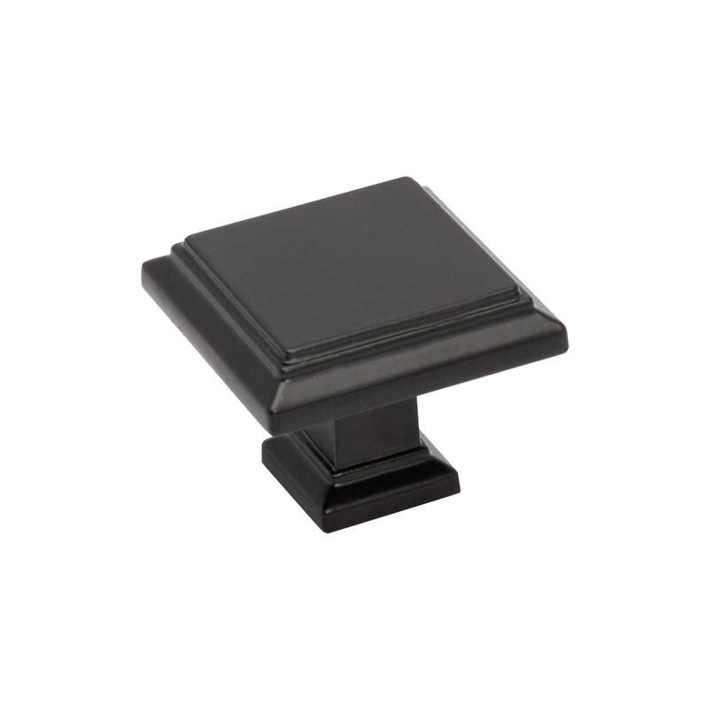 Utopia Alley Dover Cabinet Ring Pull Knob-Matt Black Drawer Drop Pull Knobs 1.26" - 25 pack - Matt Black