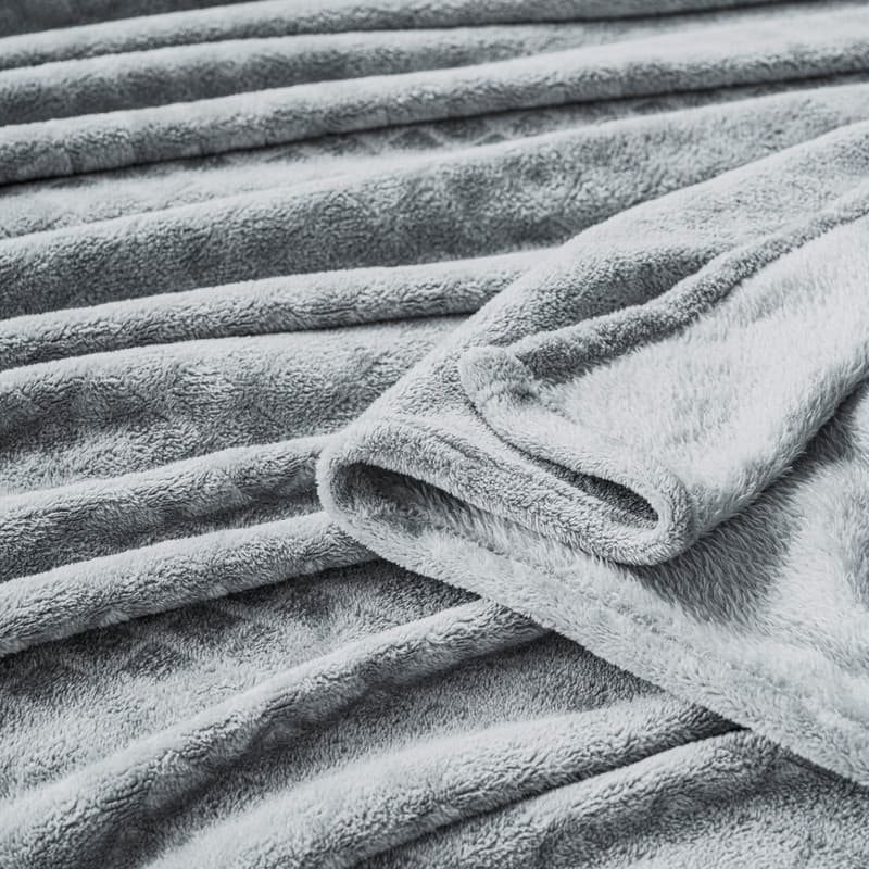 Superior Alaska Quilted Diamond Plush Fleece Blanket For Couch or Bed