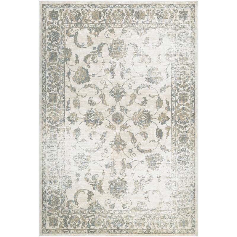 Couristan Provincia Botanic Applique Area Rug - 9'2" x 12'5" - Cream/Beige
