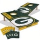 preview thumbnail 1 of 5, Green Bay Packers NFL Tailgate Cornhole Board Set Include Carrying Case