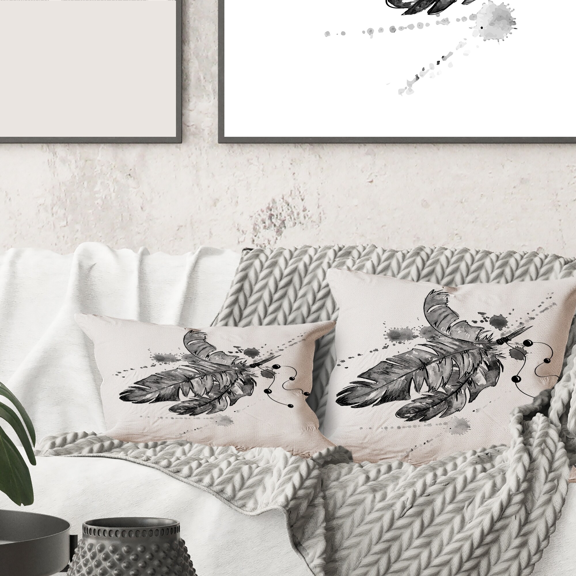 Black decorative pillows for bed new arrivals