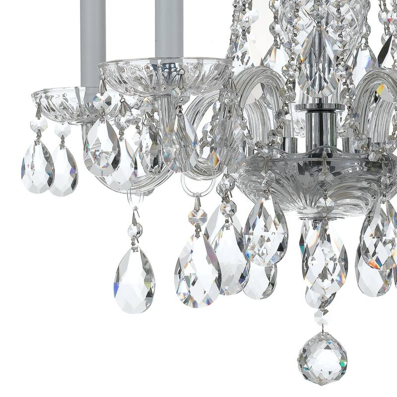 Crystorama Lighting Group Traditional Crystal 5 Light 18" Wide
