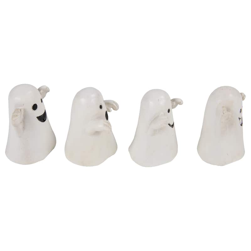 Set of 12 Mini Ghost Decorations 1.5"