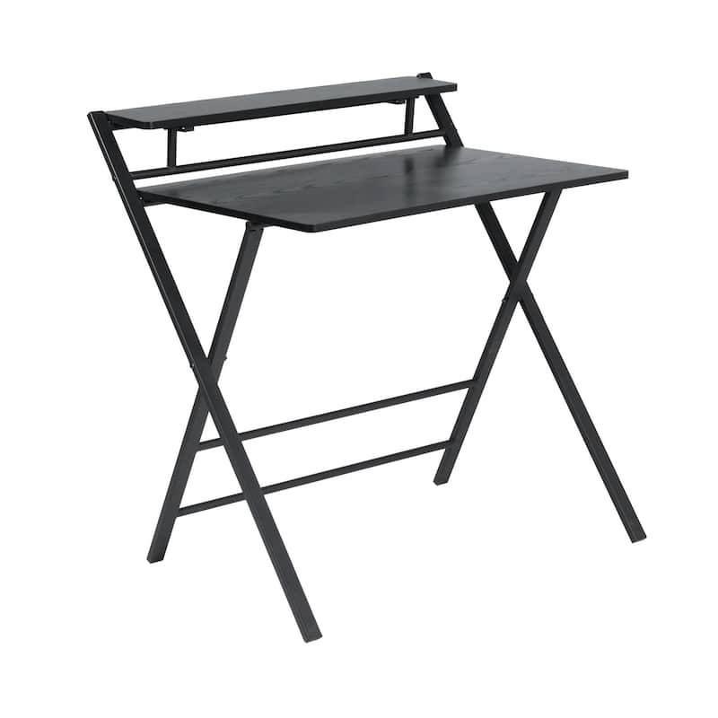 HomyLin 32" Folding Desk for Study Writing Office, No Assembly Needed