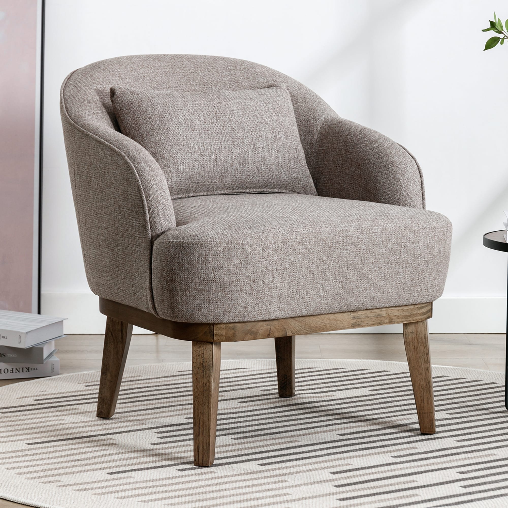 Wooden leg on sale armchair