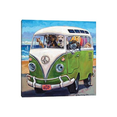 iCanvas "Hang Loose" by CR Townsend Canvas Print