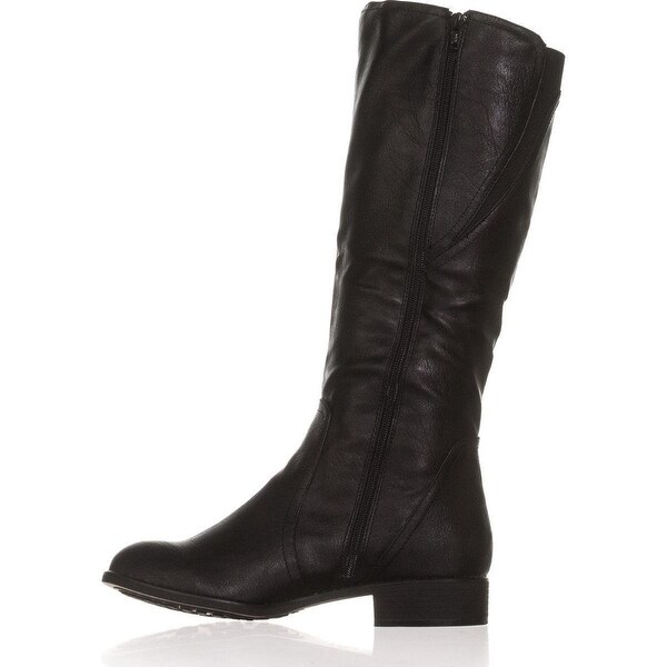 MidCalf Womens Milah Almond Toe Knee High Fashion Boots