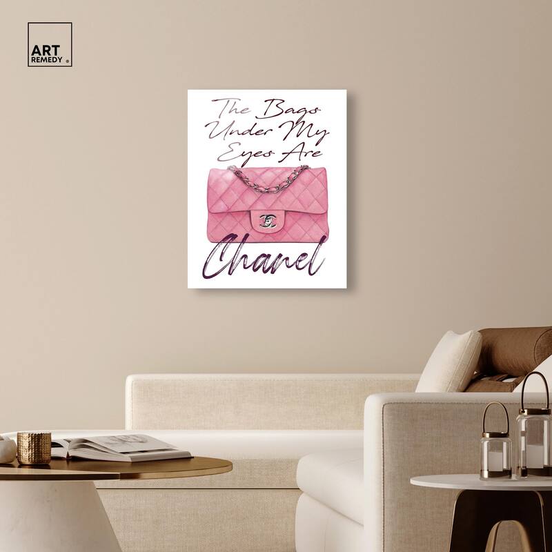 The Bag Under my Eyes Acrylic by Art Remedy, Ready to Hang