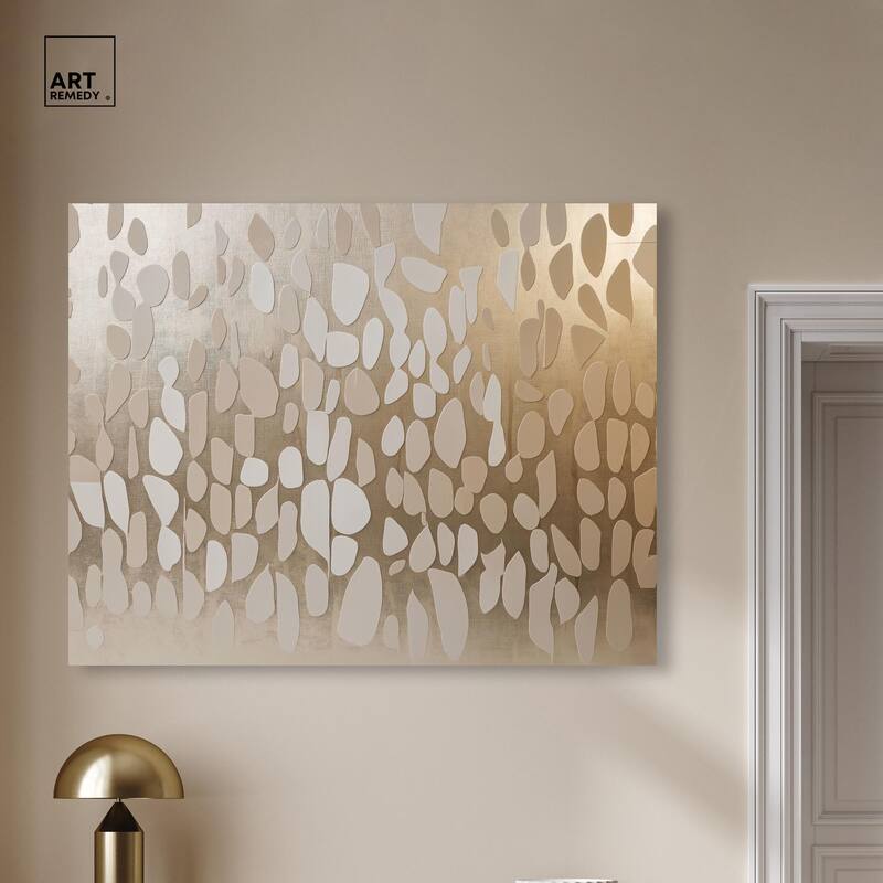 Glimmering Cascade Canvas by Art Remedy, Gallery Wrapped