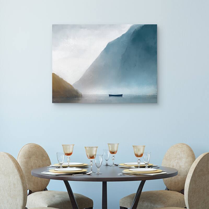 Peaceful Cove Crop by Studio Arts Canvas Art Print