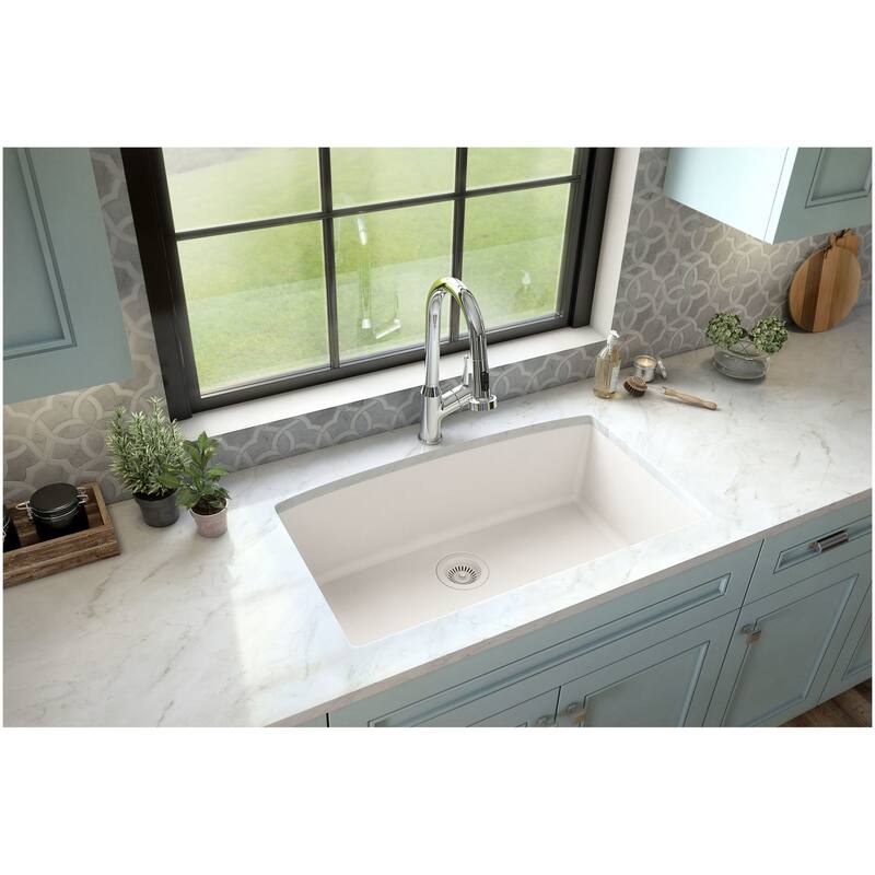 Karran USA QU-712 Quartz QU 32" Undermount Single Basin Quartz