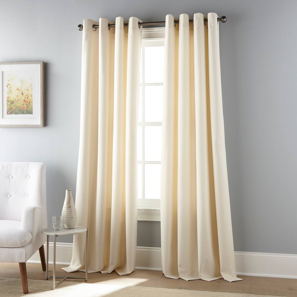 Nanshing Zola Solid Blackout Thermal Grommet Single Curtain Panel - 54 x 84"
