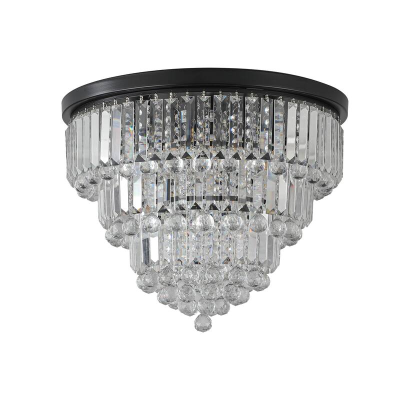 Practical Chandelier Lighting Crystal Chandelier, Flush Mount Ceiling Light, Living Room Pendant Ceiling Lighting Fixture