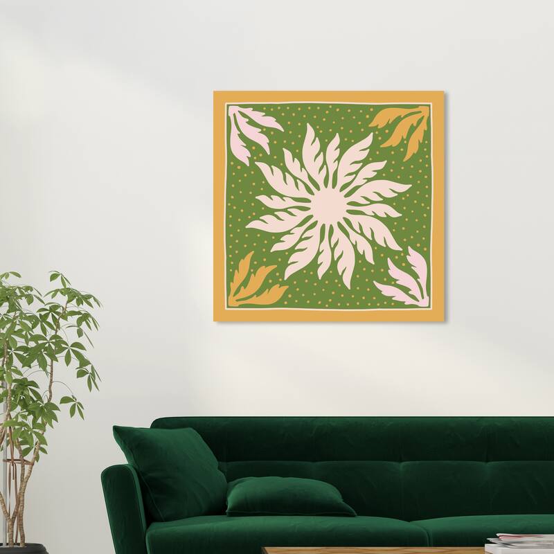 Wynwood Studio Canvas Fashion and Glam Autumn Scarf Gold and Modern & Contemporary Wall Art Canvas Print