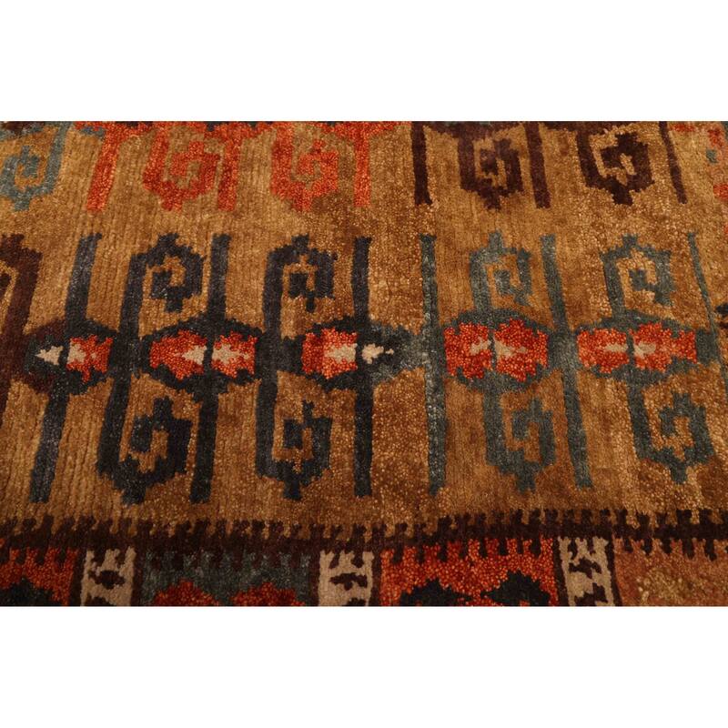 ECARPETGALLERY Hand-knotted Opulence Light Brown Wool Rug - 2'11 x 4'11