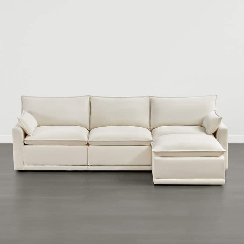 Spruce & Spring Modular Couch Oversized Sectional Sofa for Living Room