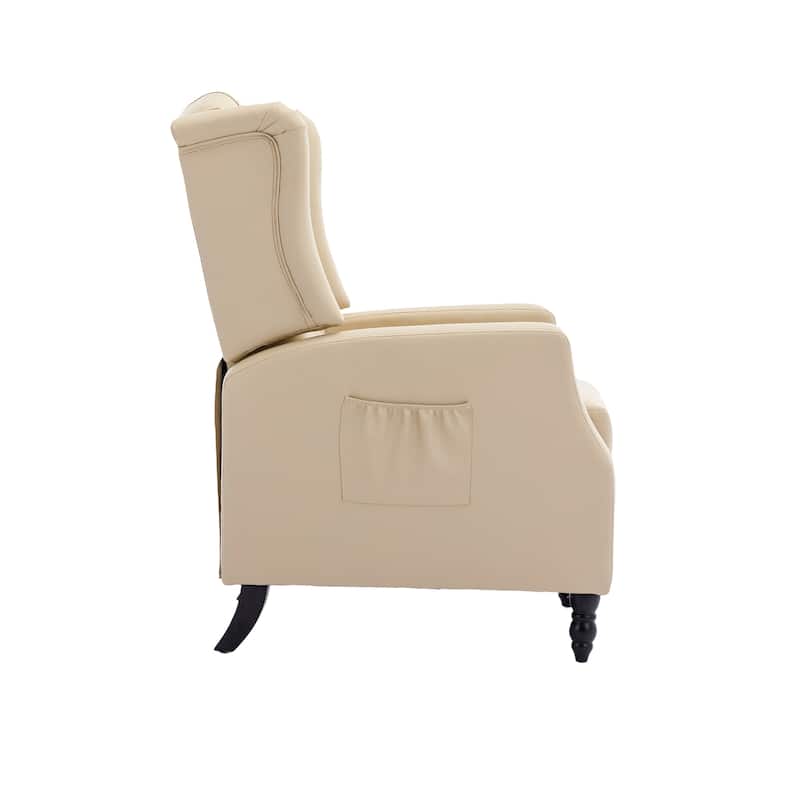 PU Leather Upholstered Recliner Chair