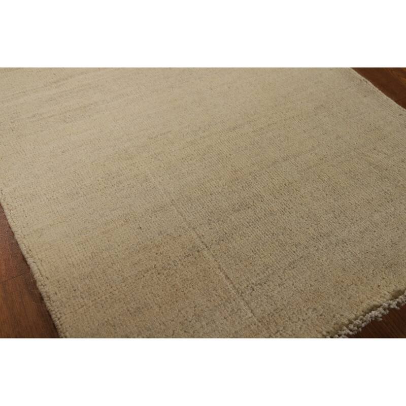 Gabbeh Modern Rug Hand-Knotted Contemporary Wool Carpet - 2'0"x 3'0"