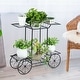 preview thumbnail 8 of 9, Gymax 6-Tier Garden Cart Stand Flower Rack Display Decor Flower Pot