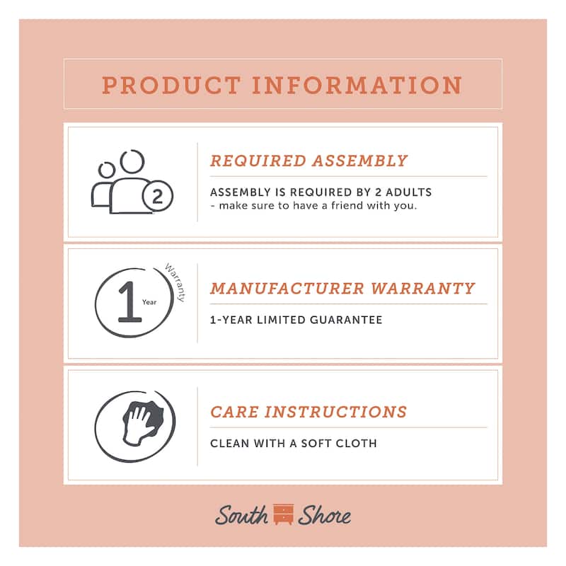 South Shore Tassio 6-Drawer Double Dresser