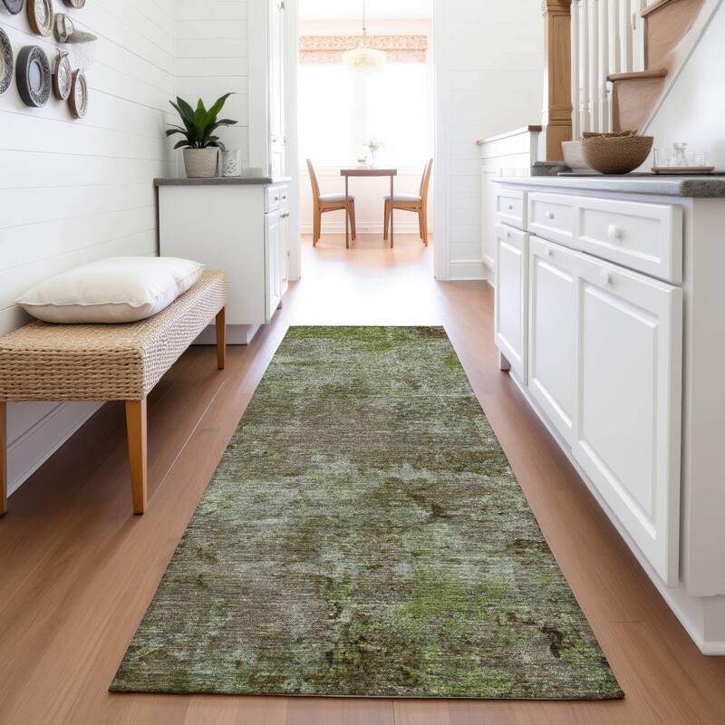 Premium Washable Super Soft Solid Ombre Mayfield Rug - Mocha - 2'3" x 7'6"