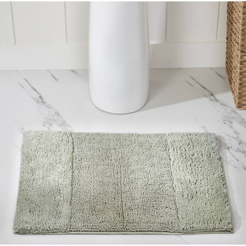 Better Trends Bath Rug 100% Cotton Water Absorbent Tufted Bathroom Rug Set for Shower, Sink Mats Machine Wash Granada Collection