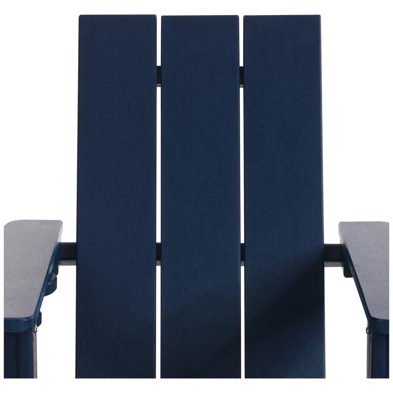 Shoreside Kids Outdoor Poly Adirondack Chair with Cup Holder (Set of 2)