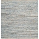 preview thumbnail 13 of 12, SAFAVIEH Handmade Cape Cod Arlena Coastal Jute Rug 5' Square - Natural/Blue - Square