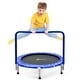 preview thumbnail 1 of 10, Costway 36'' Kids Trampoline Rebounder W/Full Covered Handrail & Pad Blue - 5-7 Years - See details
