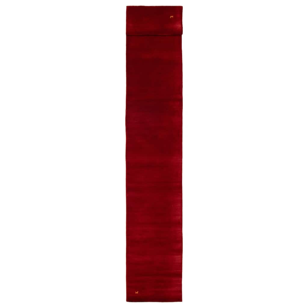 Kashkuli Gabbeh Red Rug 2'7" x 16'4" - 2'7 x 16'4