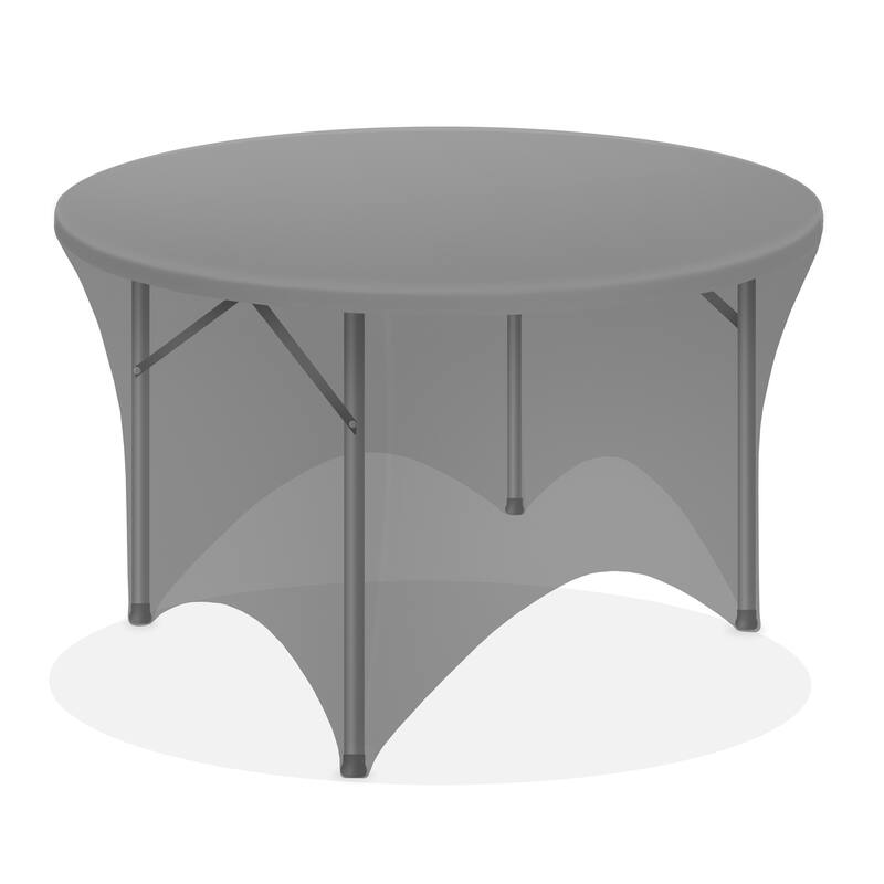 Round Spandex Tablecloth Stretch Fitted Table Cover
